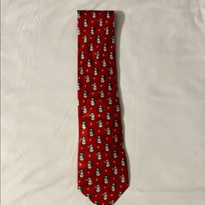 Snowman tie by Noel
